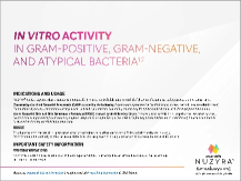 NUZYRA® In vitro Activity Guide thumbnail