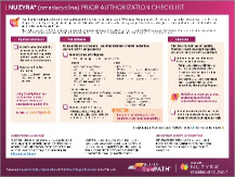 NUZYRA Prior Authorization Checklist thumbnail